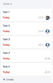 Jira Tasks Lists