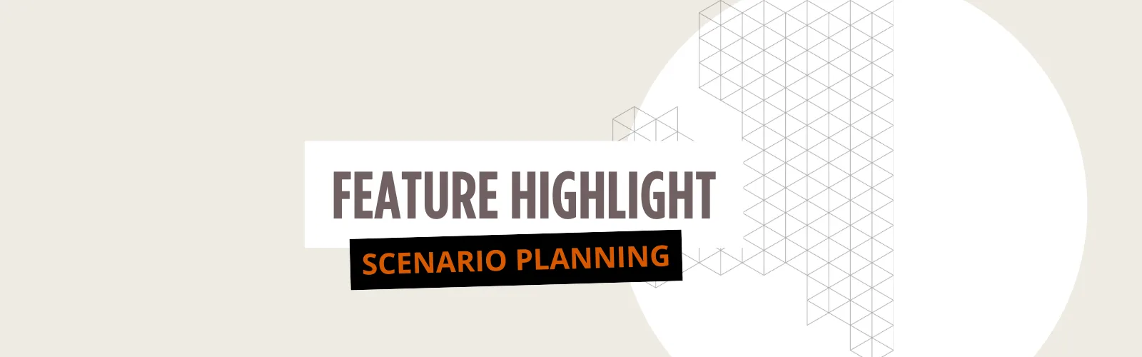 A banner describing project portfolio scenario planning video